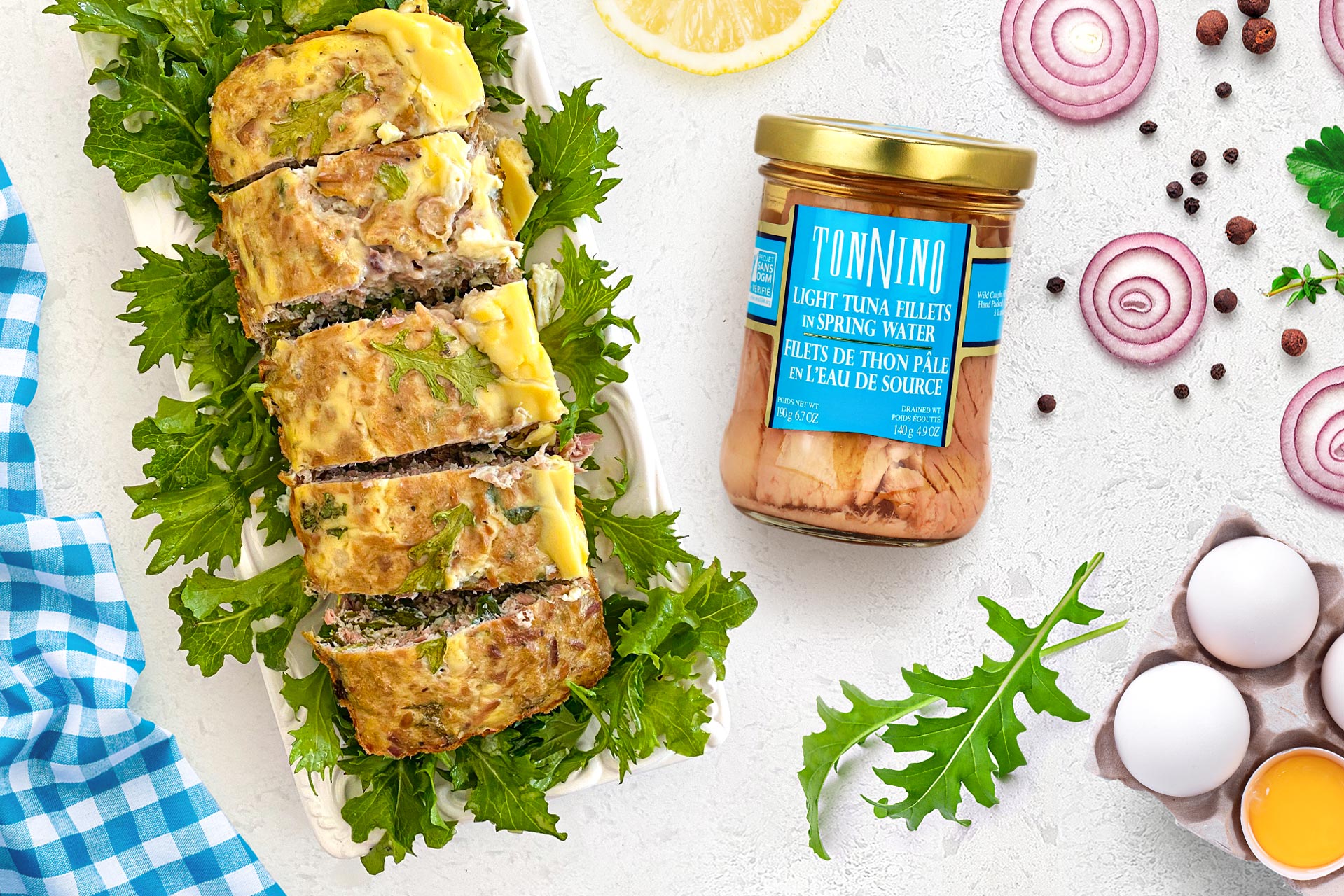 Gratin de salade roquette et thon Whole30