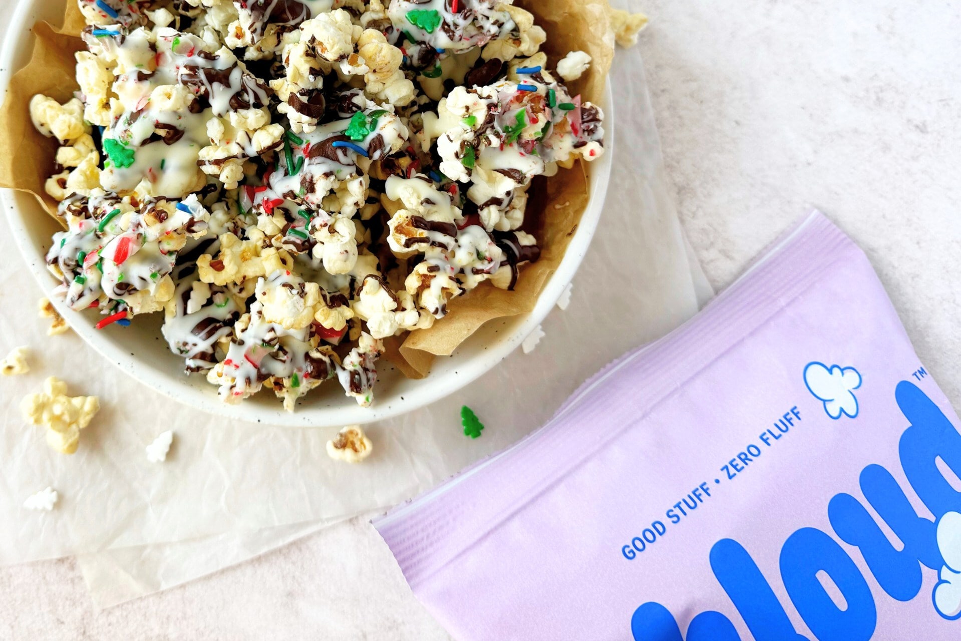 High-Protein Popcorn Bark