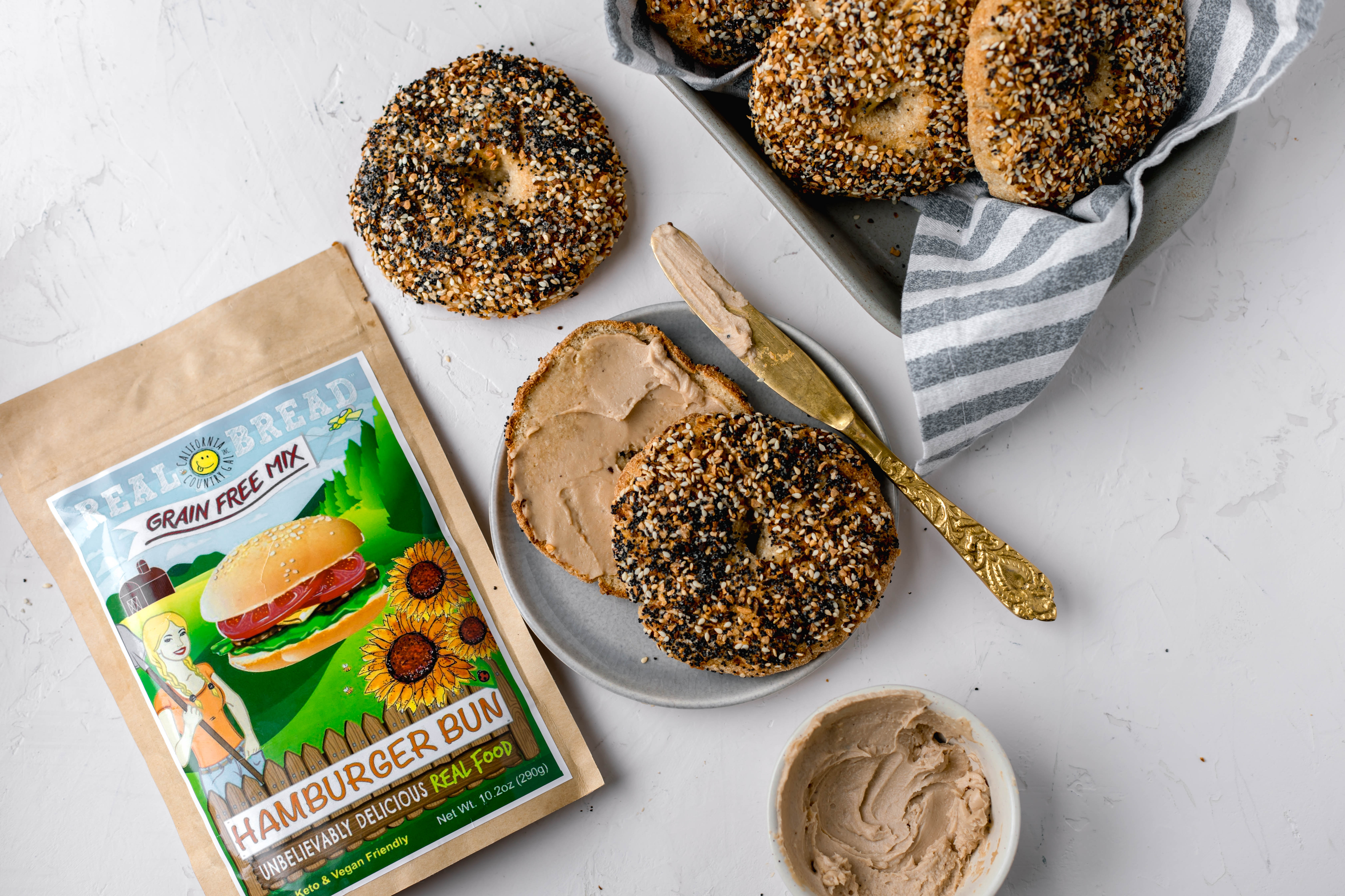 Bagels tout faits sans glucides
