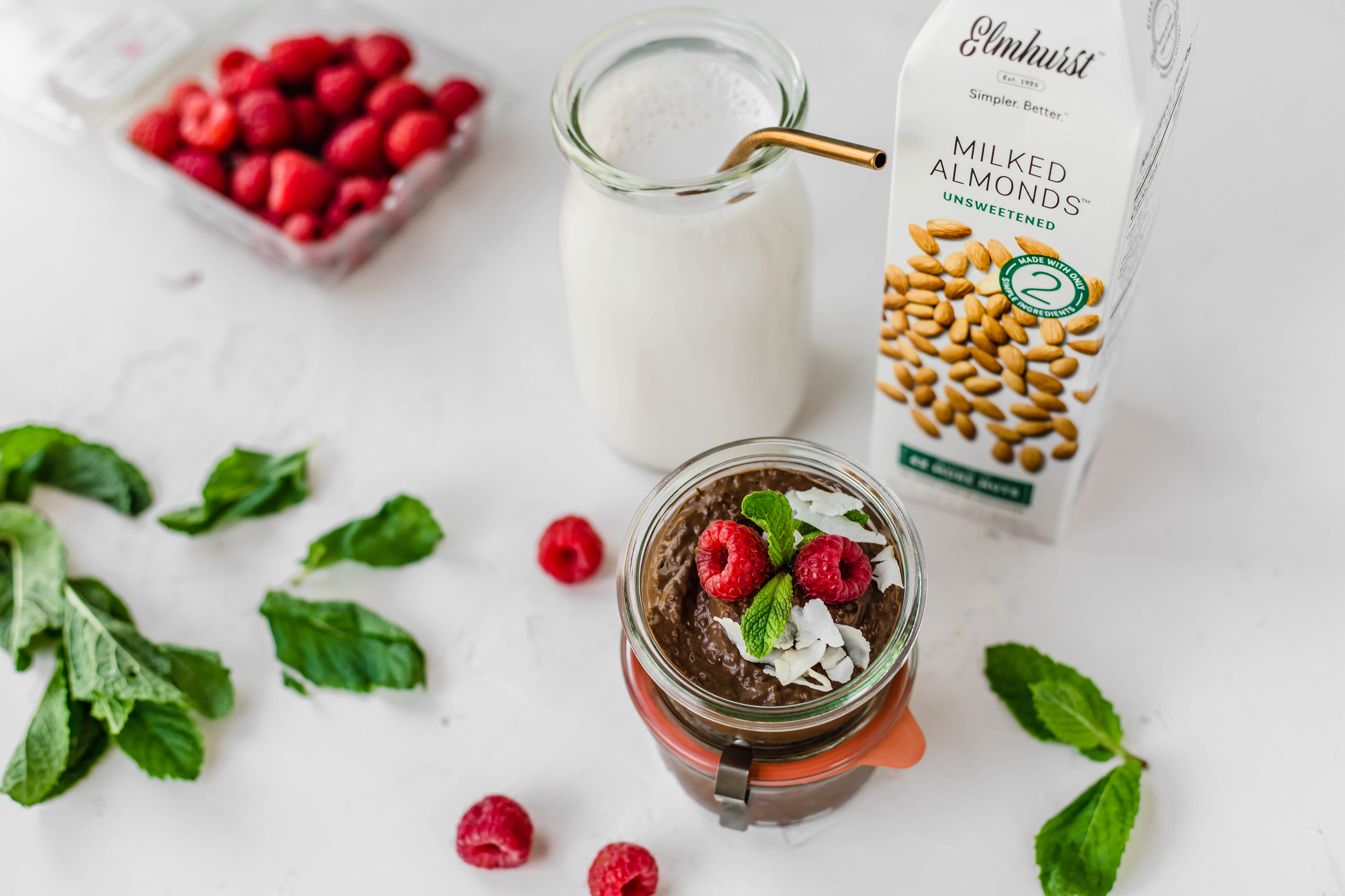 Mousse au Chocolat Keto avec des graines de Chia