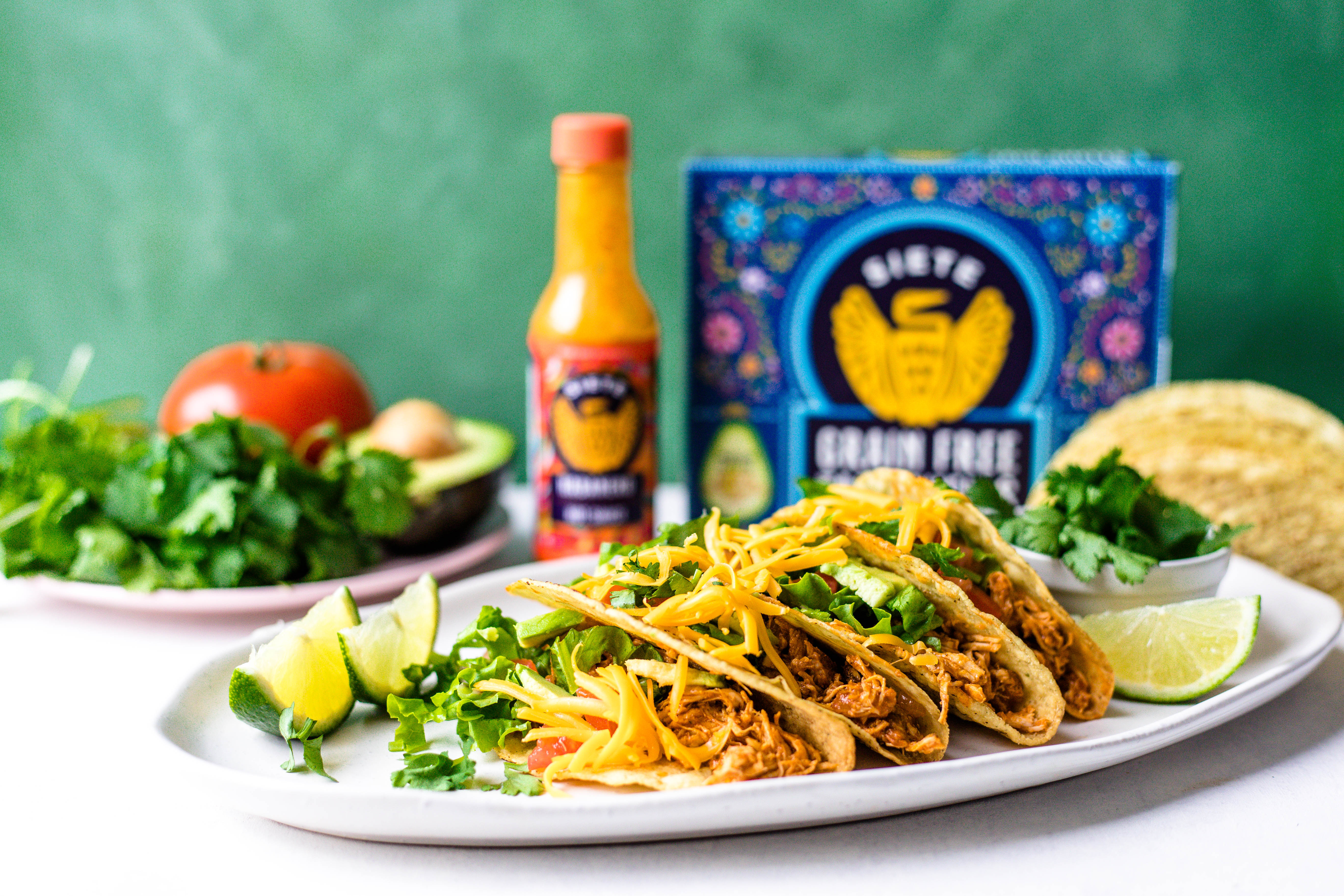 Boîtes de sept tacos