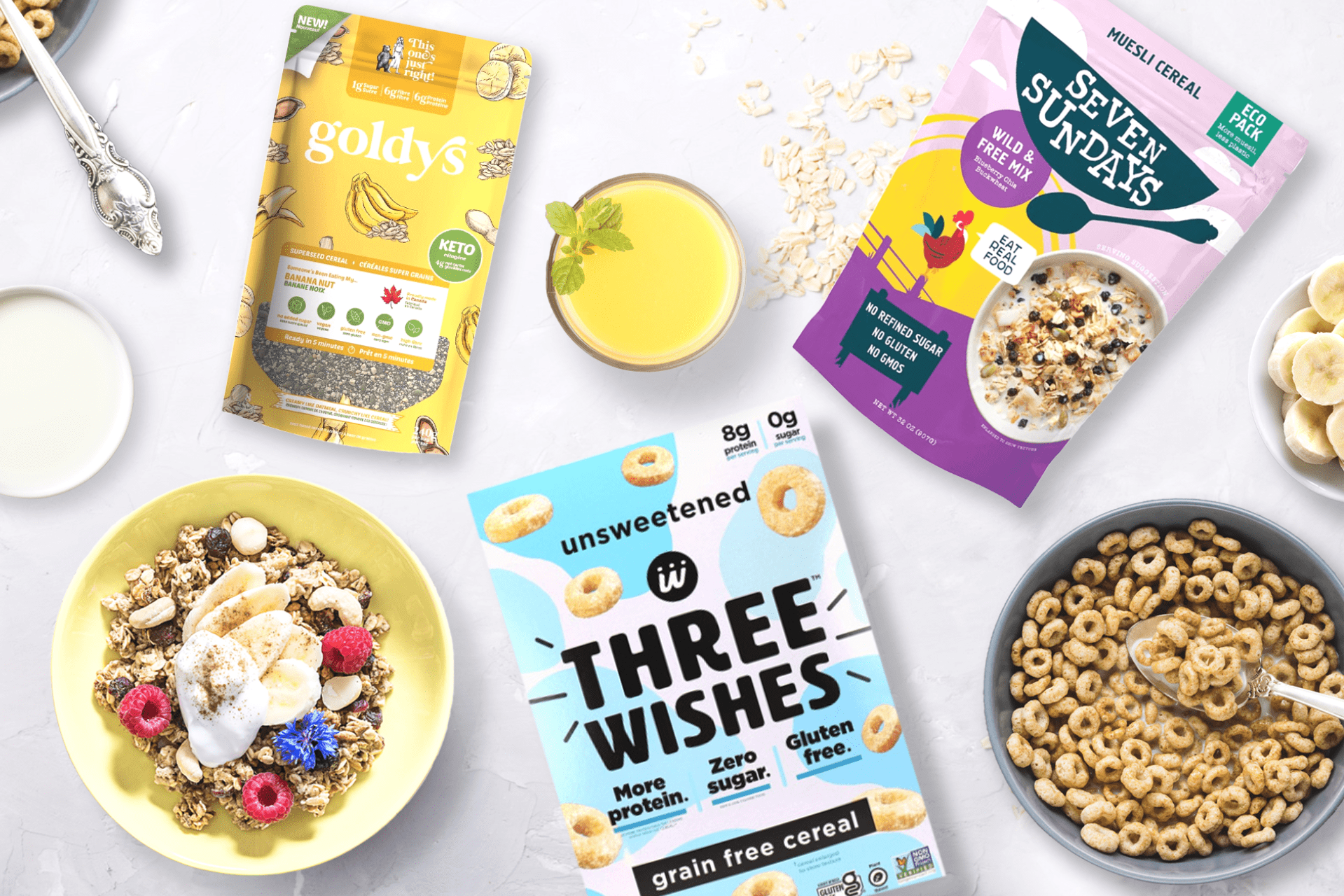 Céréales de petit-déjeuner saines