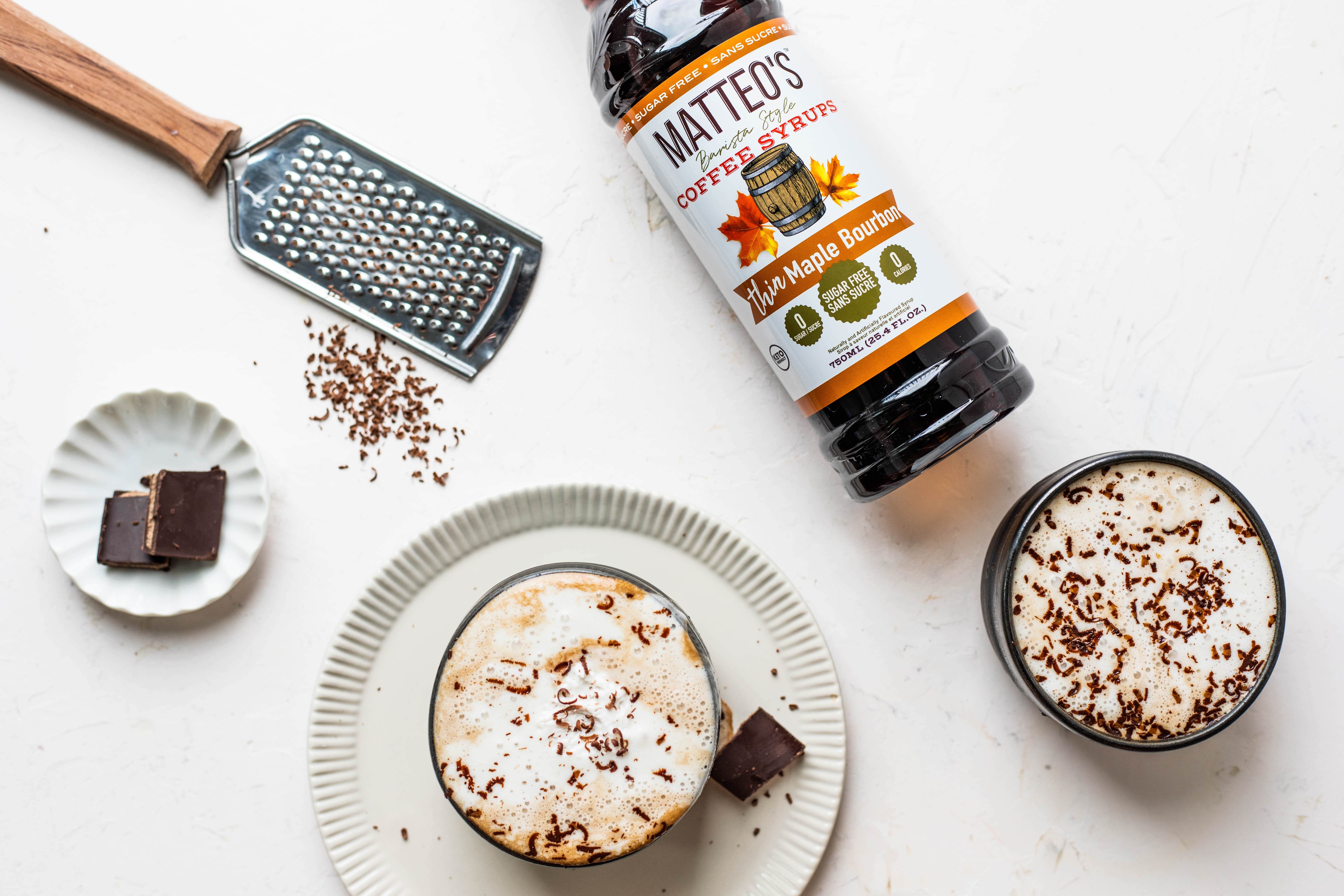 Keto-Friendly Café Mocha à la Maple Bourbon