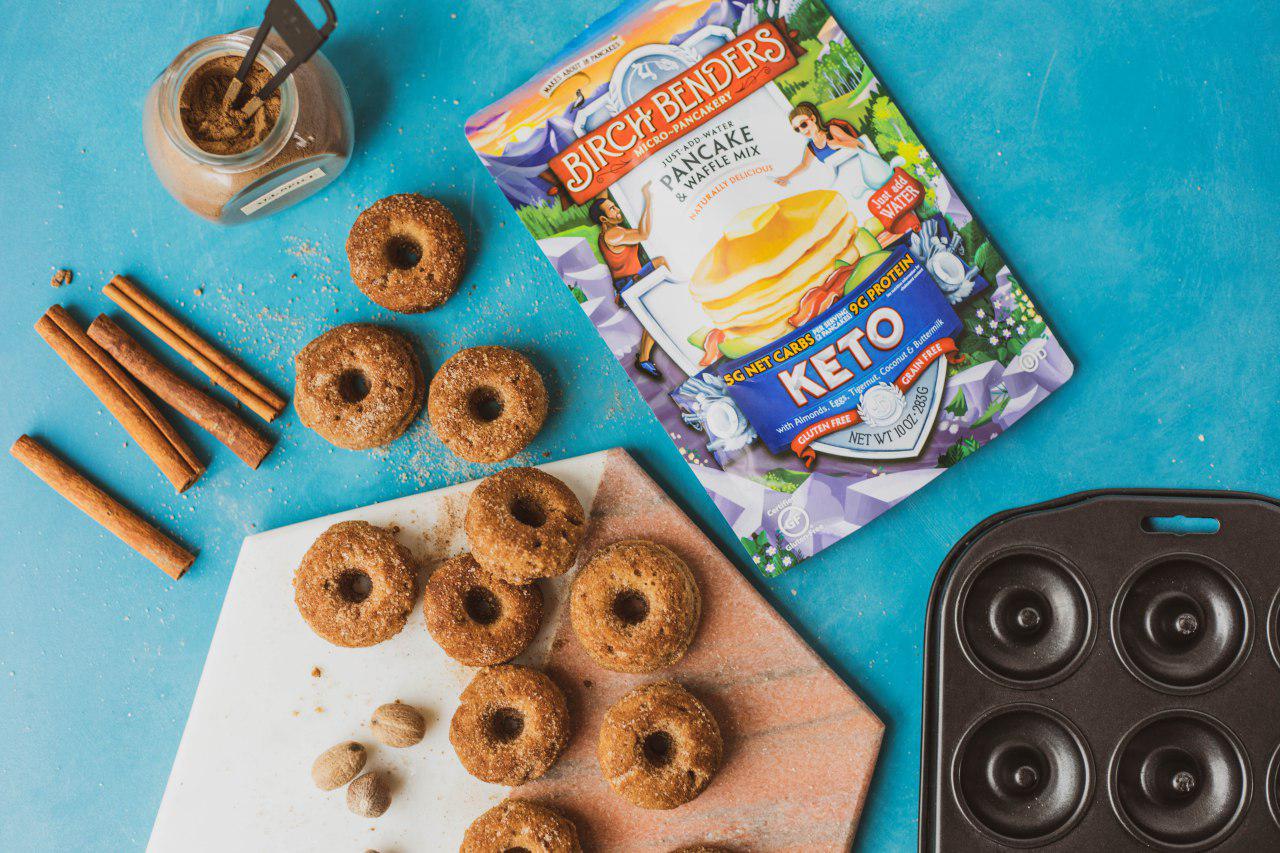 Donuts aux Pancakes à la canelle Keto