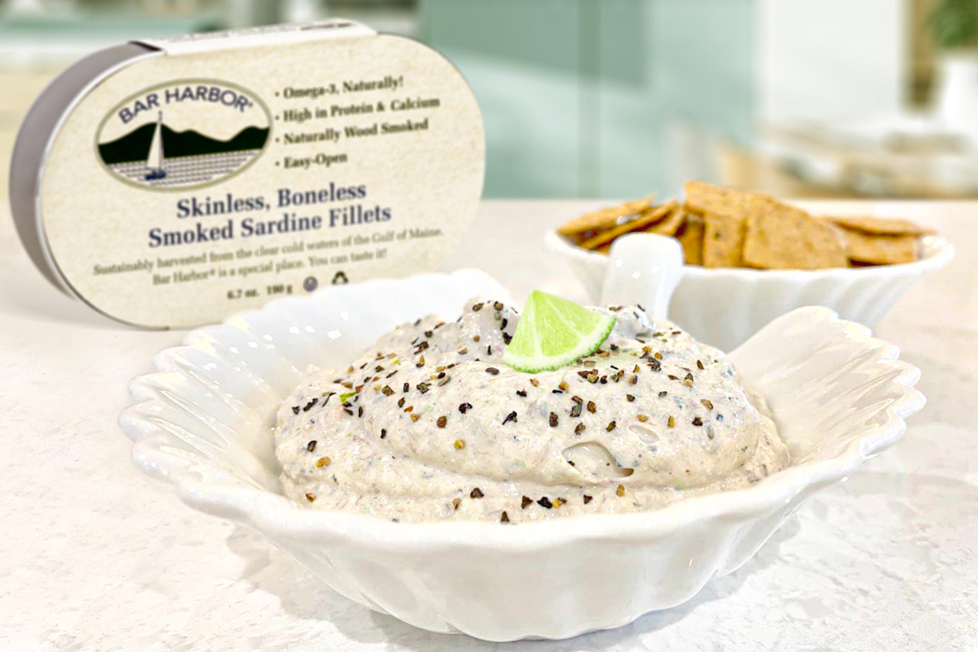 Trempette de sardine fumée au bois sans cétose