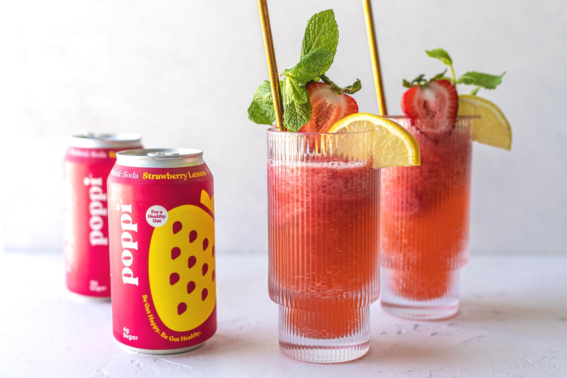Mocktail à la Fraise et au Citron