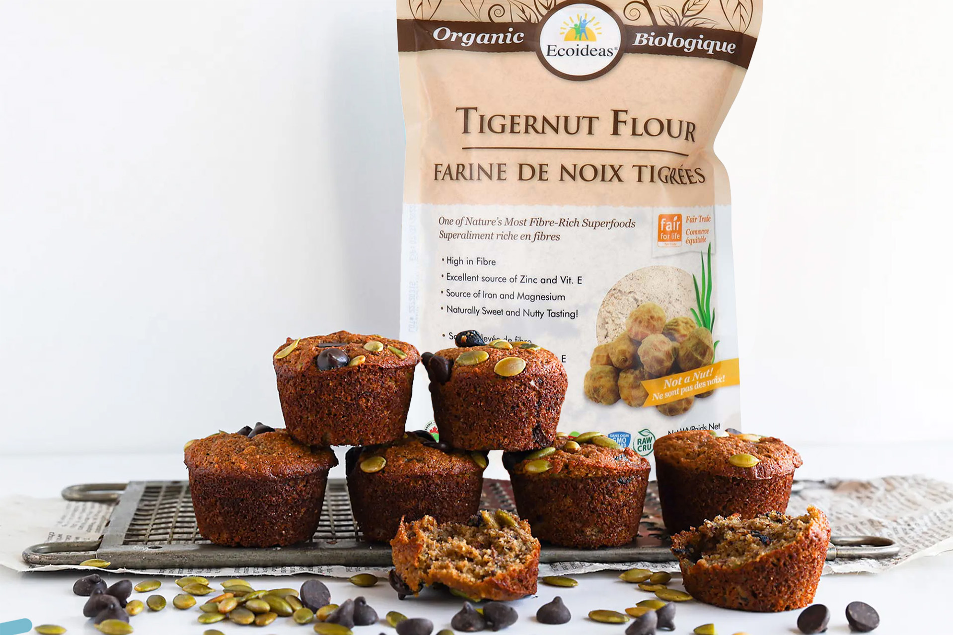 Muffins miniatures à la patate douce
