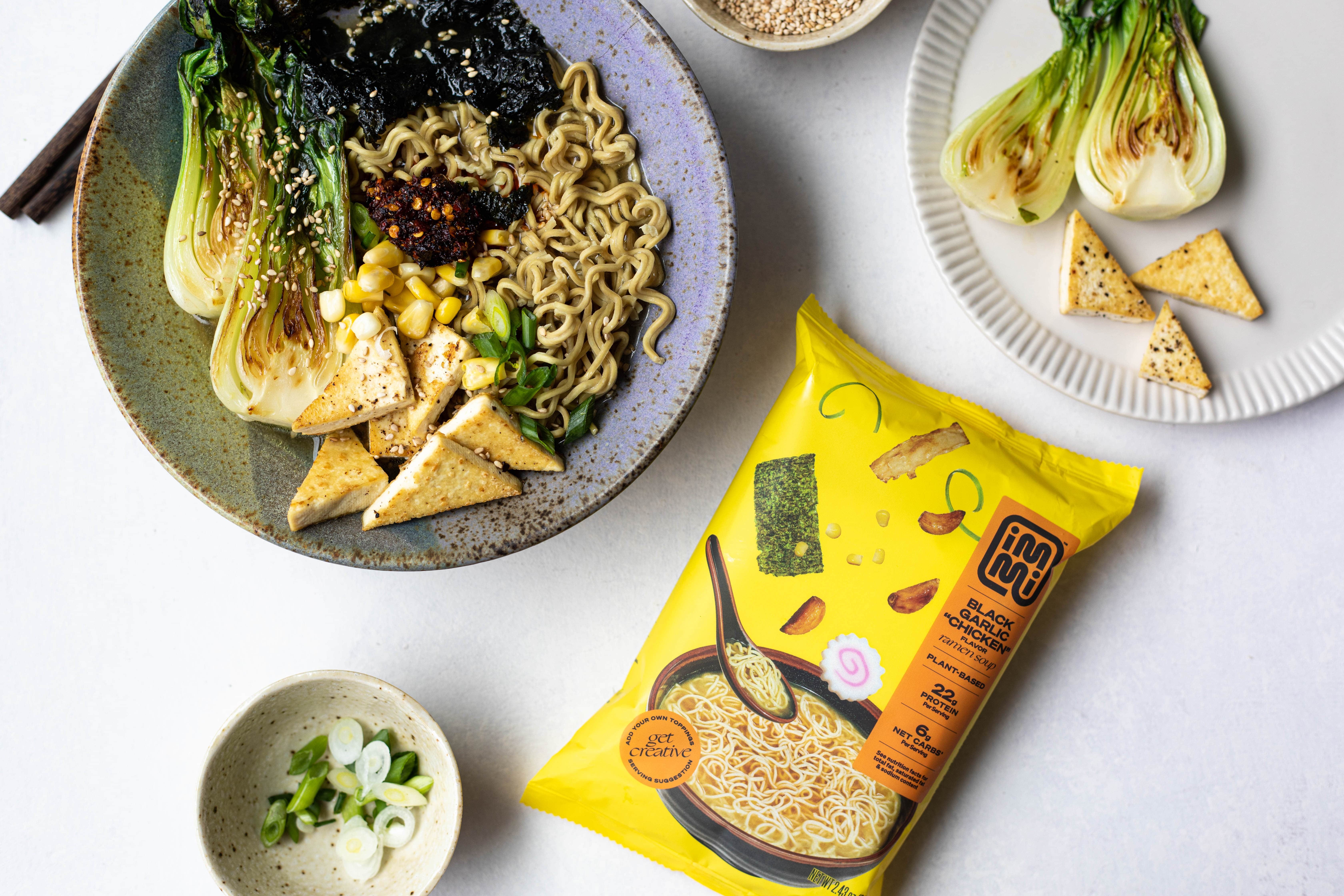 Ramen facile végétalien «poulet»