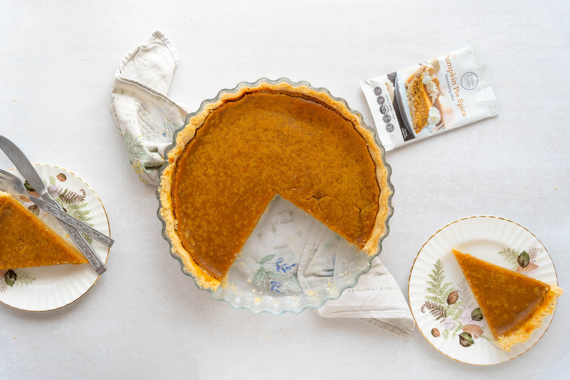 Tarte à la citrouille végétalienne