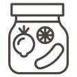 Légumes emballés et en conserve