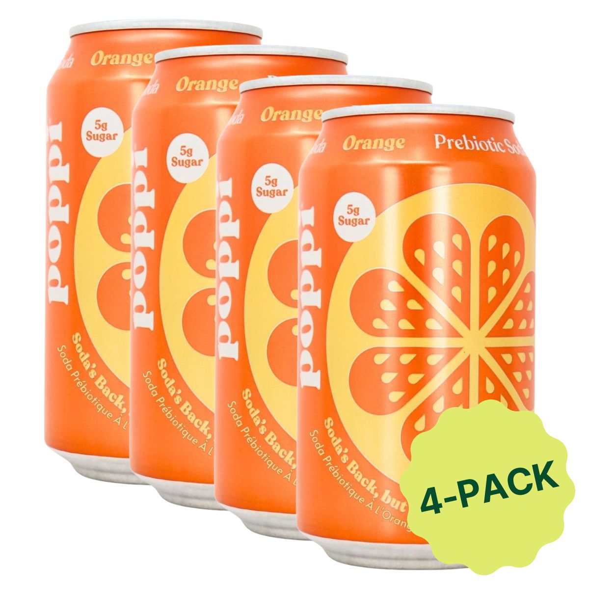 Orange, 4 pack