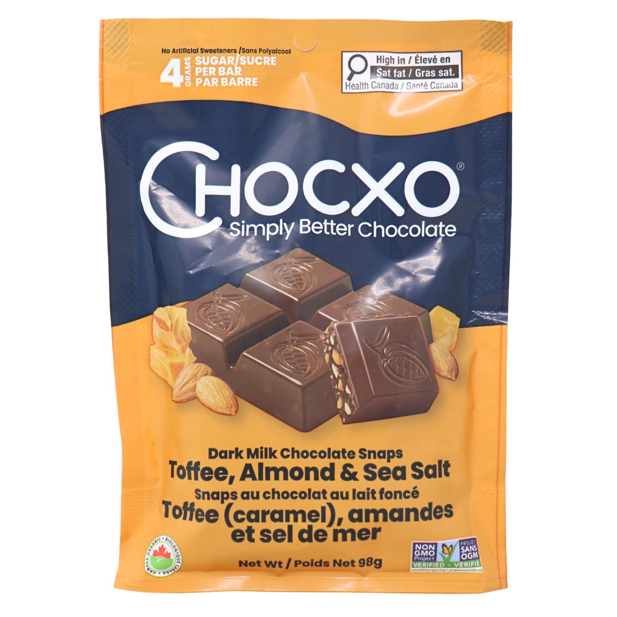Dark Milk Chocolate Toffee, Almond & Sea Salt