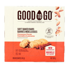 Good To Go Soft Baked Keto Almond Flour Bars Cinnamon Pecan