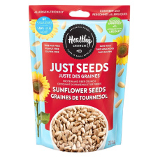 Front of Healthy Crunch Just Seeds Sunflower Seeds