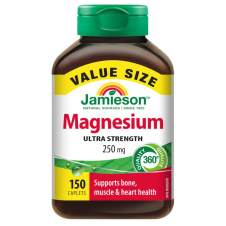 Front of Jamieson Vitamins Ultra Strength Magnesium, 150 Caplets
