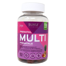 SUKU Vitamines Gummies sans sucre Prénatal Multivitamines, 60 Gummies