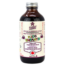 Sirop biologique de sureau pour enfants de Suro, 236ml
