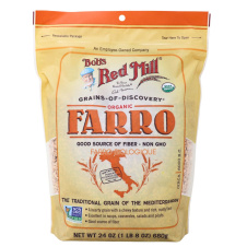 Front of Bob's Red Mill Organic Farro, 680g