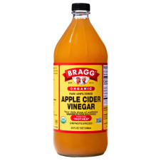 Front of Bragg Organic Apple Cider Vinegar - Raw Organic Apple Cider Vinegar - Organic Apple Cider Vinegar with The 
