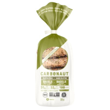 Front of Carbonaut Keto Gluten-Free Bagels Seeded Herb & Garlic