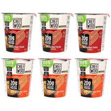 Chef Woo High Protein Plant-Based Instant Ramen Variety Pack