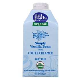 Nutpods Organic Dairy-Free Coffee Creamer Simply Vanilla Bean, 473 mL 