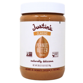 Beurre d'amandes classique Justin, 454g