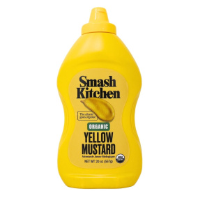 Moutarde jaune biologique Smash Kitchen, 567 g