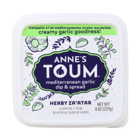 Anne’s Toum Mediterranean Garlic Dip & Spread Herby Za’atar, 227 g