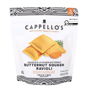 Raviolis à la farine d'amande sans gluten Butternut Squash de Cappello, 280g