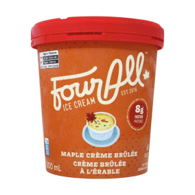 Four All Ice Cream Maple Crème Brûlée, 500mL