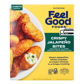 Feel Good Foods Bouchées Croustillantes sans Gluten au Jalapeno, 224g
