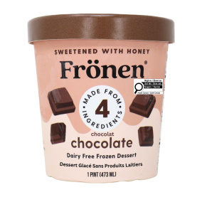 Crème glacée sans produits laitiers au chocolat Frönen, 473 mL