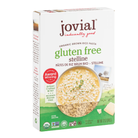 Pâtes de riz brun biologiques sans gluten Jovial Stelline, 340g