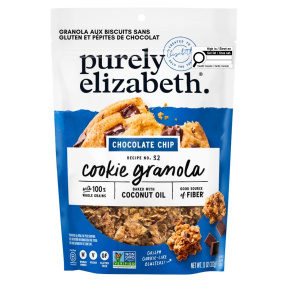 Purely Elizabeth Gluten-Free Cookie Granola Chocolate Chip, 312g