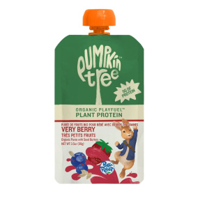Pumpkin Tree Organic Baby Puree Pouch with Seed Butters Very Berry, 99g
