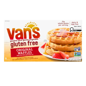 Van's Frozen Gluten-Free Waffles Original, 6 Pack