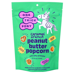 One Trick Pony Caramel Crunch Peanut Butter Popcorn, 170g