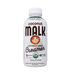 Malk Crème de Noix de Coco Biologique Non Sucrée, 473 mL
