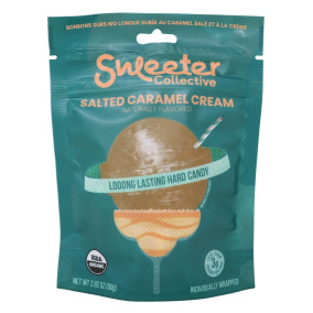 Sweeter Collective Organic Long Lasting Hard Candy Vanilla Oat Latte Front