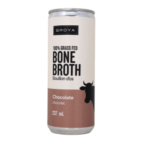 Broya Grass-Fed Beef Bone Broth Can Chocolate Front