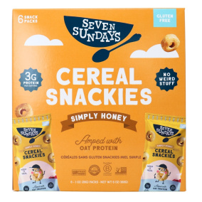 Seven Sundays Gluten-Free Cereal Snackies Simply Honey Front
