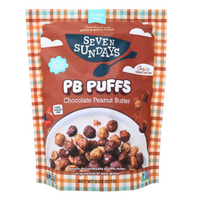 Seven Sundays Gluten-Free High-Protein Pb Puffs Chocolate Peanut Butter Front
