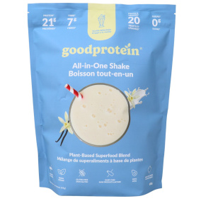 Good Protein Mélange de superaliments à base de plantes pour milkshake à la vanille Tout-en-un, 880g
