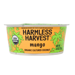 Harmless Harvest Organic Cultured Coconut Mango Front