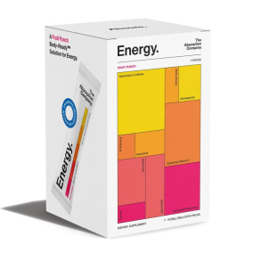 The Absorption Company Energy Drink Powder Packets Fruit Punch, 7 Sticks Front