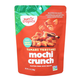 Sun Tropic Gluten-Free Mochi Crunch Snack Bites Tamari Teriyaki Front