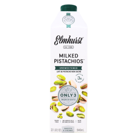 Lait de pistache non sucré Elmhurst, 946ml