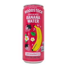 Woodstock Organic Banana Water Chocolate Flavoured Front