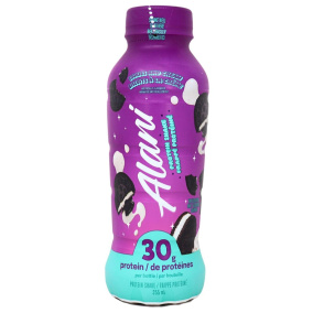 Front of Alani Nu Fit Shake Gluten Free Protein Shake Cookies and Cream - Low Calorie Cookies And Cream Protein Shake - Gluten Free Protein Shake -Lactose Free Protein Shake
